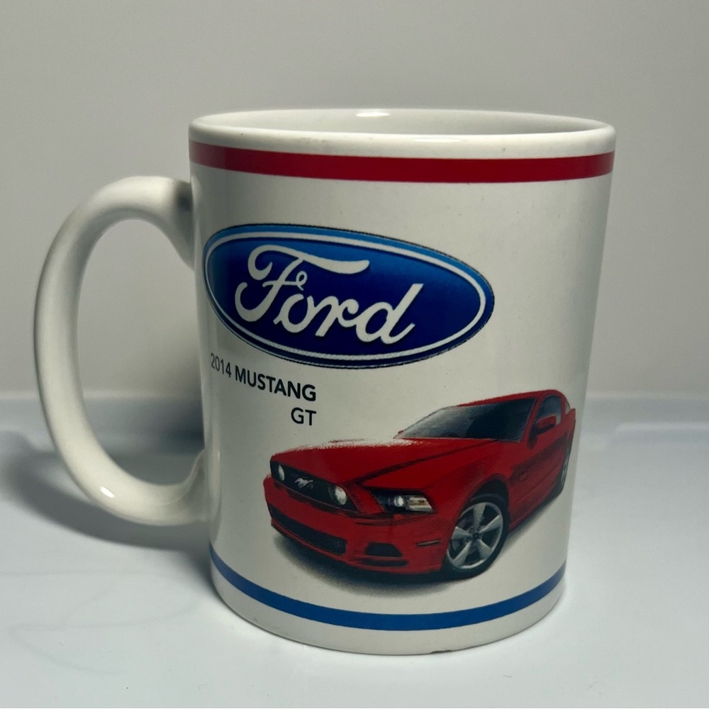 Ford Mustang GT Red and Blue Mug